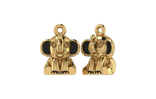 14K Yellow Gold Disney Dumbo Charm